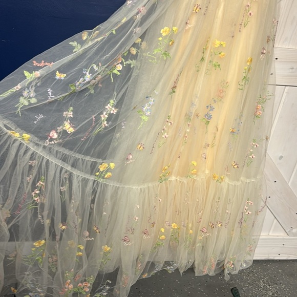 Floral Embroidered Prom Dress - Picture 11 of 11